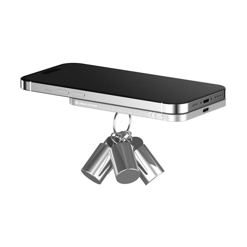 Powerbanka 3000mAh Urban Vitamin Burbank z RCS alu a plastu strieborná 15