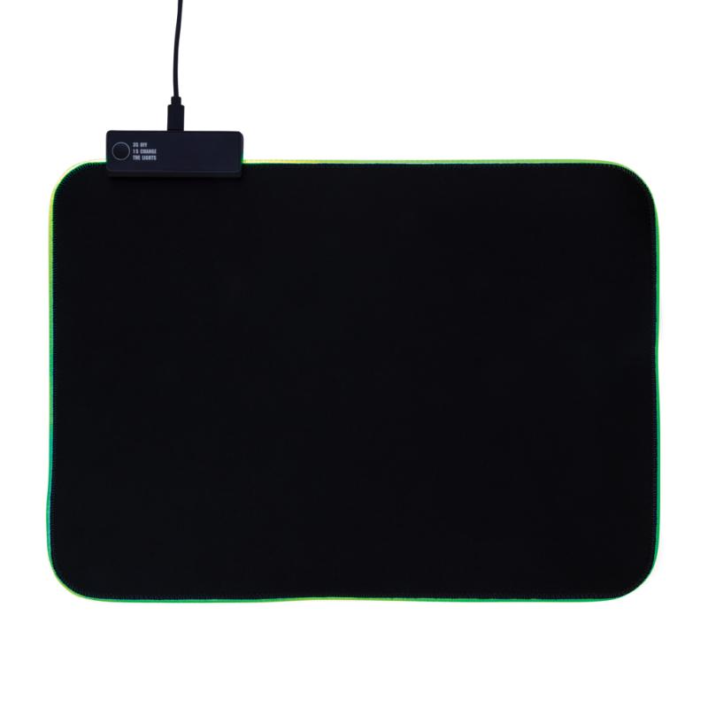 RGB herná podložka pod myš čierna 8