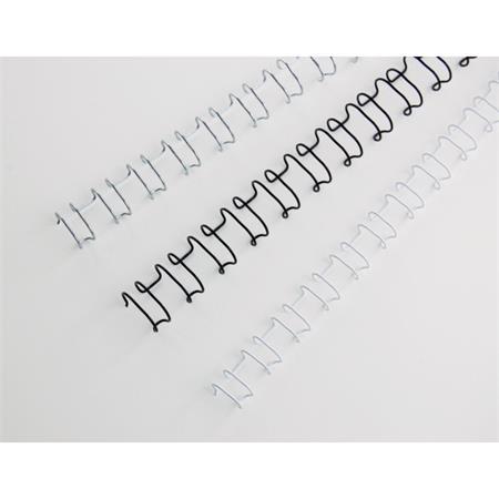 Hrebeň, kovový, 2:1, 6 mm, 55 listov, GBC "MultiBind 21", čierna 2