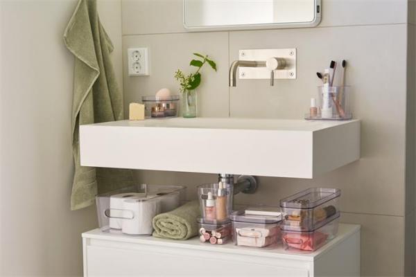 Úložný box, plastový, 15,4 l, SMARTSTORE "Compact Clear L", priehľadný 2