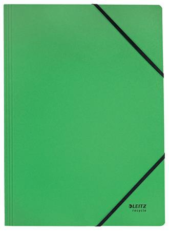 Doska s gumičkou, kartónová, A4, LEITZ "Recycle", zelená 1
