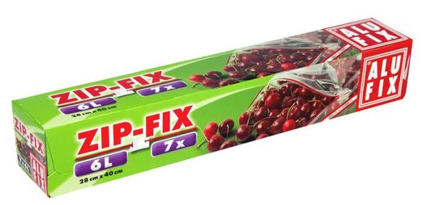 Vrecká na zips "Zipp Fix", 6 l, ALUFIX 2