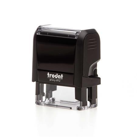 Pečiatka, TRODAT "Printy 4912", čierne telo, modrá poduška 2