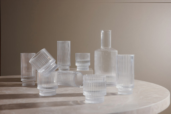 VINGA York highball poháre, 4-dielna sada priehľadné 10