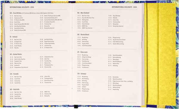 NOTIQUE Týždenný magnetický diár Citróny 2026, 11 x 16 cm 5