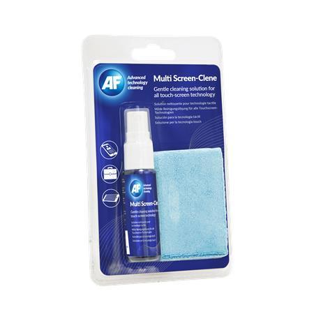 Čistiaca tekutina, na dotykové displeje, utierka s mikrovláknom, 25 ml, AF "Multi Screen-C 2