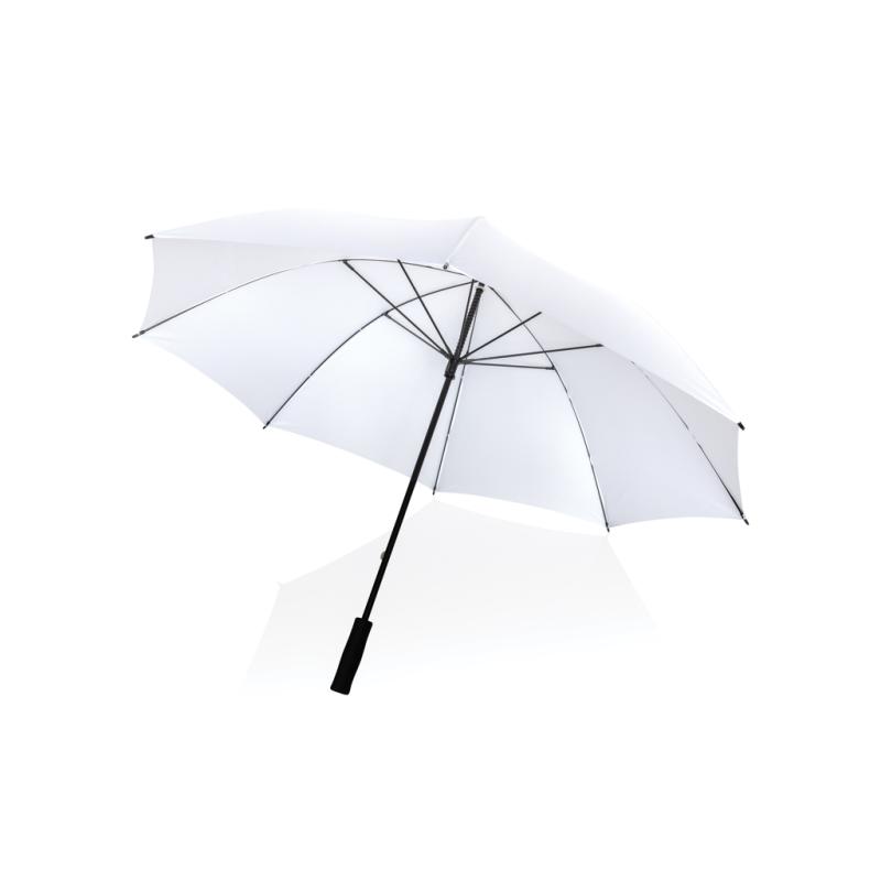 30" vetruodolný dáždnik Impact zo 190T RPET AWARE™ biela 1