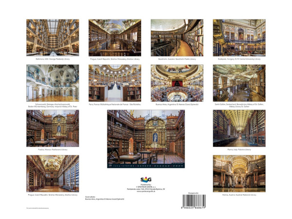 Nástenný kalendár Bibliotheca 2027 14