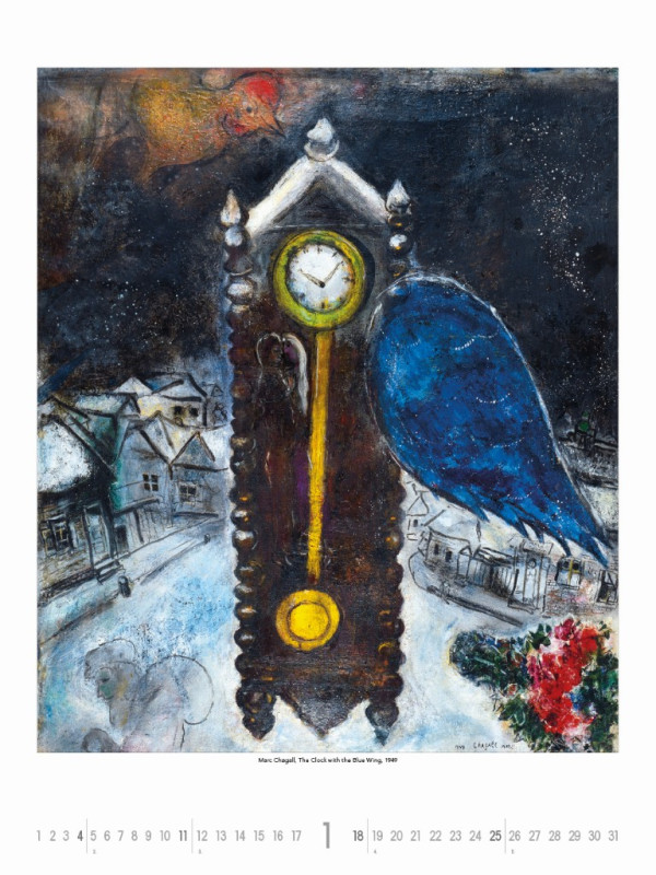 Nástenný kalendár Marc Chagall 2026 13