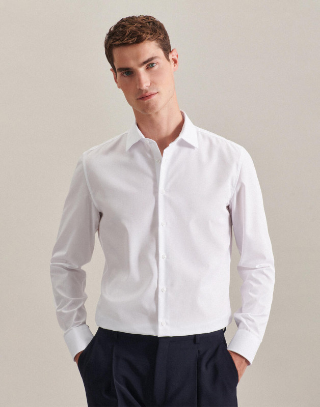 Košeľa s dlhými rukávmi Slim Fit 1/1 Business Kent 4