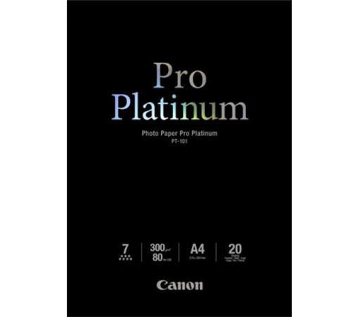 PT-101 Fotopapier, atramentový, A4, 300 g, lesklý, 20 listov, CANON 1