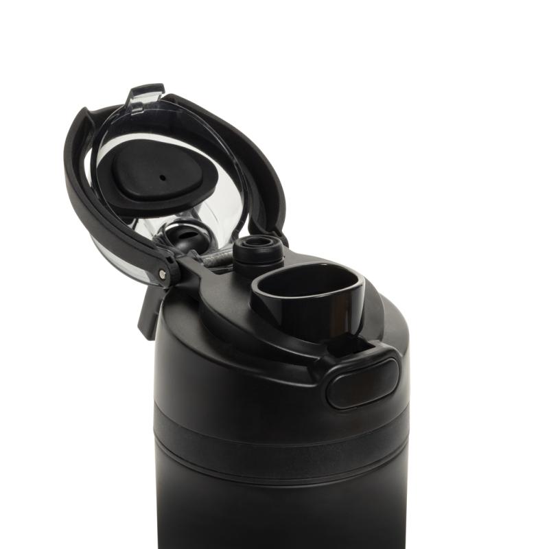 Uzatvárateľná fľaša Omni Sip 720ml z RCS recyklovanej ocele čierna 8