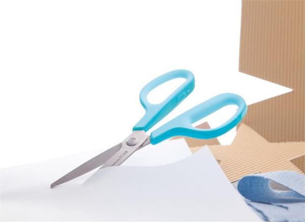 Nožnice, univerzálne, 17,5 cm, PLUS "Fitcut Curve", svetlomodré 5