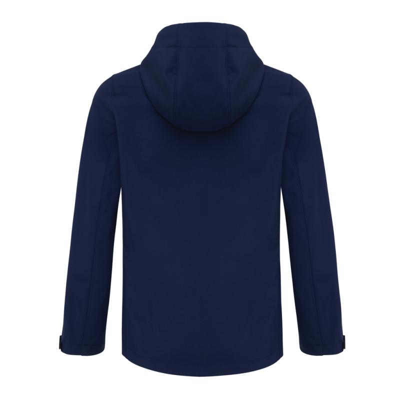 Dámska soft shell bunda IQONIQ Makalu z recykl. polyesteru námornícka modrá XL 2