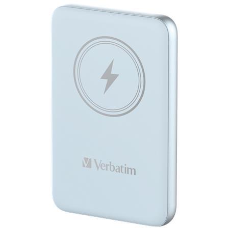 Prenosná batéria, bezdrôtové nabíjanie, 10000 mAh, VERBATIM "MCP-10, modrá 1