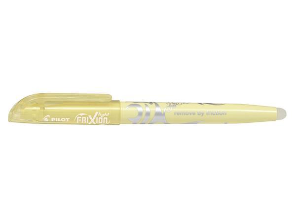 Zvýrazňovač, 1-3,3 mm, zmazateľný, PILOT "Frixion Light Soft", pastelová žltá 1