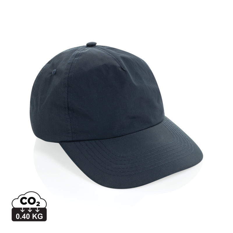 KENTO URBAN RCS dobrodružná 5-panel. šiltovka z rec. nylonu námornícka modrá
