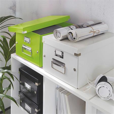 Odkladací box, A4, LEITZ "Click&Store", zelená 3