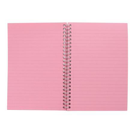 Špirálový zošit, A5, linajkový, 100 listov, PUKKA PAD "Irlen Jotta Rose" 2