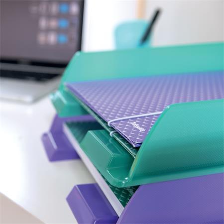 Doska s gumičkou, kartónová, A4, ESSELTE "Colour`Breeze", zelená 4