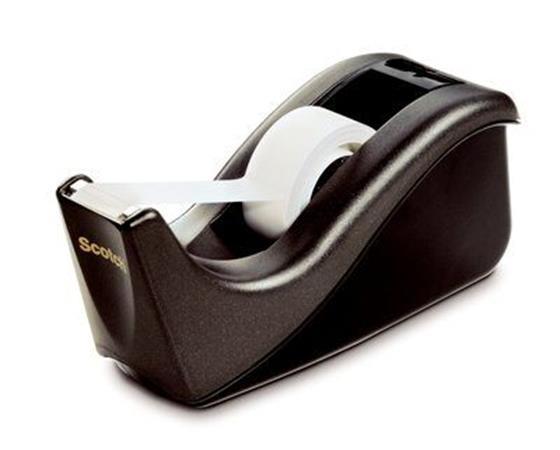 Dispenzor na lepiacu pásku, 3M SCOTCH "C60", čierny 2