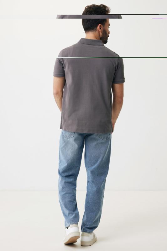 Polo tričko IQONIQ Yosemite z recykl. bavlny antracitová XL 12