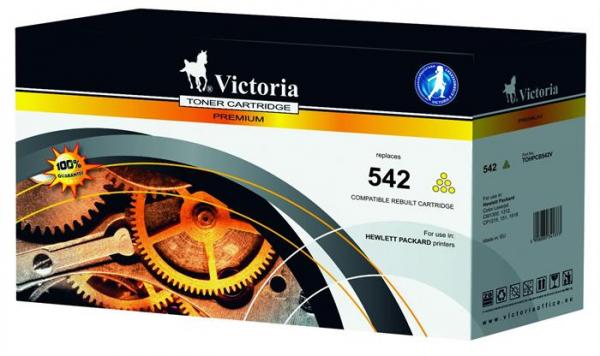 542 Toner k tlačiarňam ColorLaserJet CM1300, CP1210, VICTORIA žltá, 1,4k