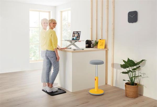 Stolička, ergonomická, LEITZ "Ergo Cosy Active", teplá žltá 4