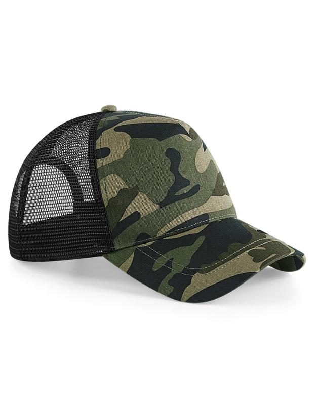 Maskáčová šiltovka Trucker 1
