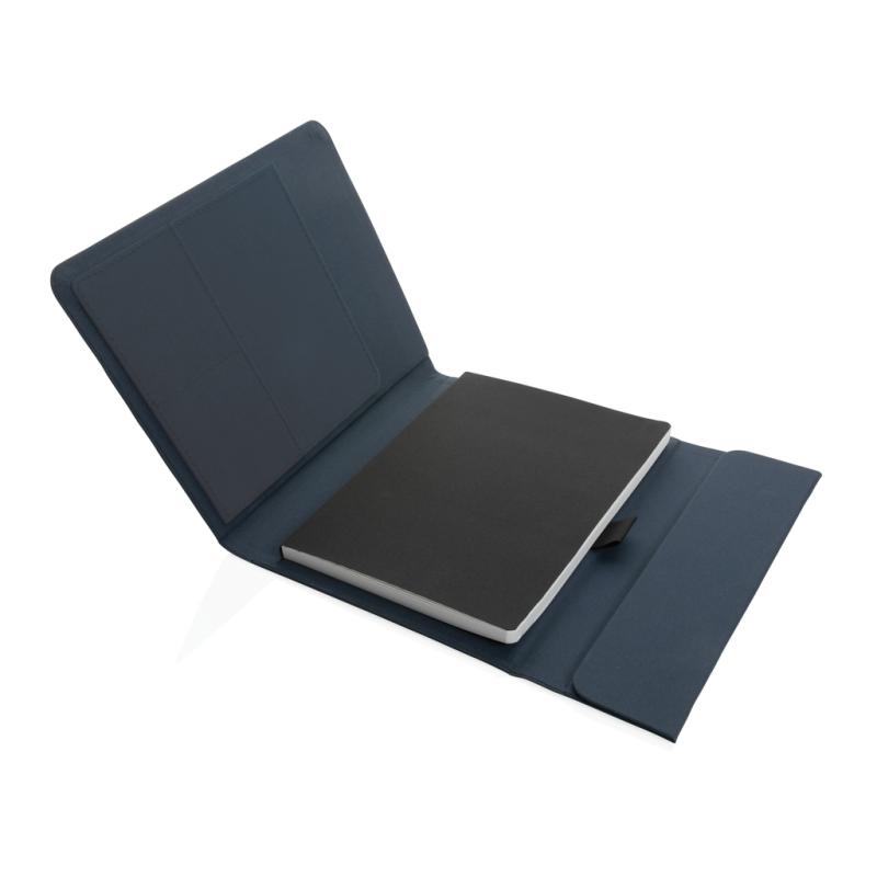 Portfólio A5 s magnetickým zapínaním Impact z RPET AWARE™ námornícka modrá 5