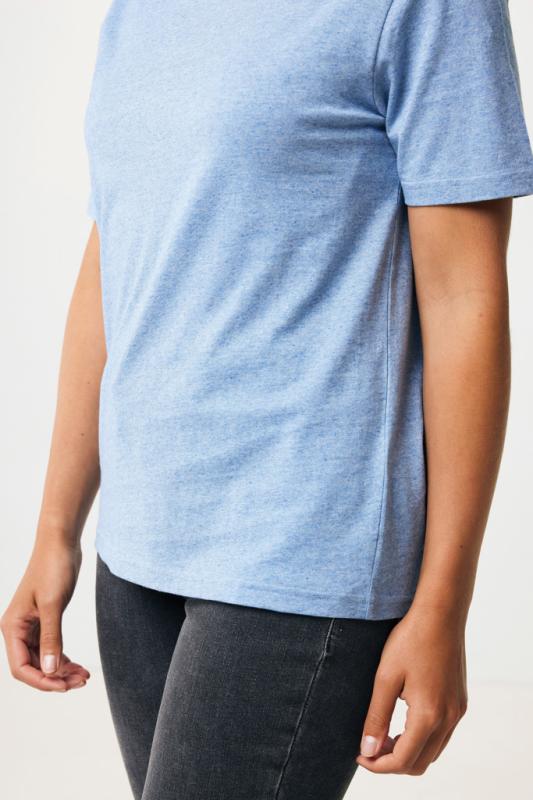 Ľahké tričko IQONIQ Sierra z recykl. bavlny light heather blue XXS 12