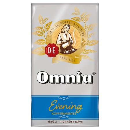 Káva, pražená, mletá, vákuové balenie, 250 g,  DOUWE EGBERTS "Omnia Evening", bezkofeínová 1