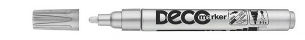 Lakový popisovač, 2-4 mm, ICO "Decomarker", strieborný 1