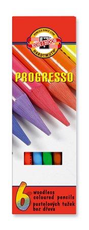 KOH-I-NOOR Farebné ceruzky "8755/6", Progresso , 6 farieb