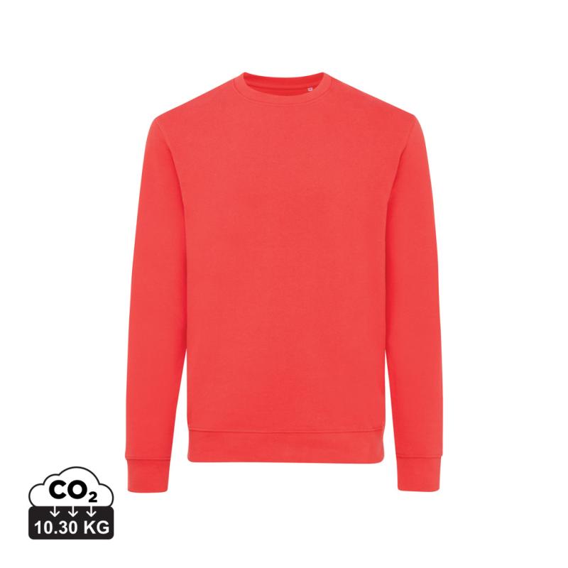 Mikina IQONIQ Zion z recykl. bavlny luscious red XS