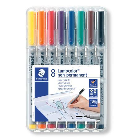 Permanentný popisovač, sada, OHP, 1 mm, STAEDTLER "Lumocolor® 315", rôznych farieb 1