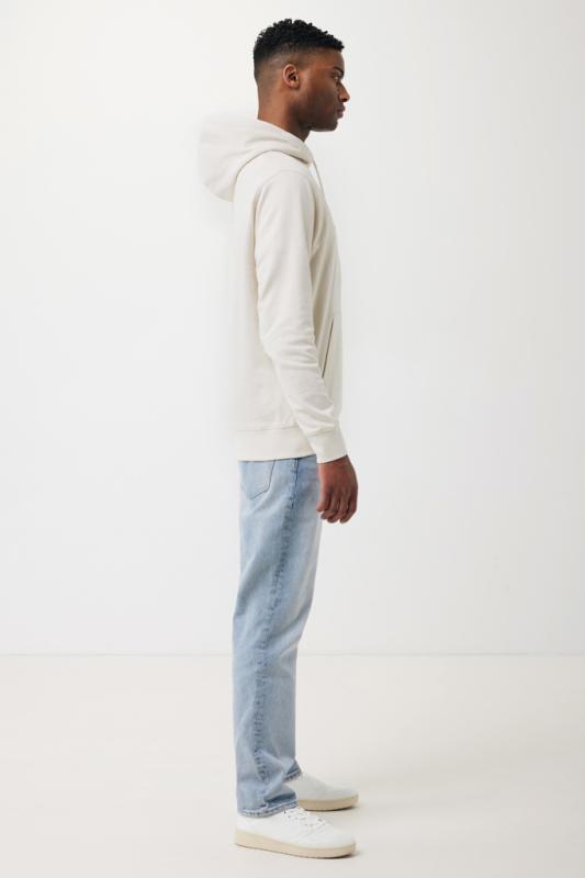 Ľahká mikina s kapucňou IQONIQ Rila z recykl. bavlny ivory white XL 11