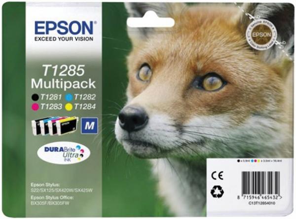 EPSON Multipack "St. S22/SX125/SX420W", ( b+c+m+y ), 16,4ml 1