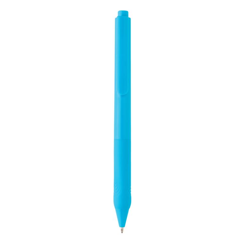 Pero X9 so silikónovým úchopom svetlo modrá 2