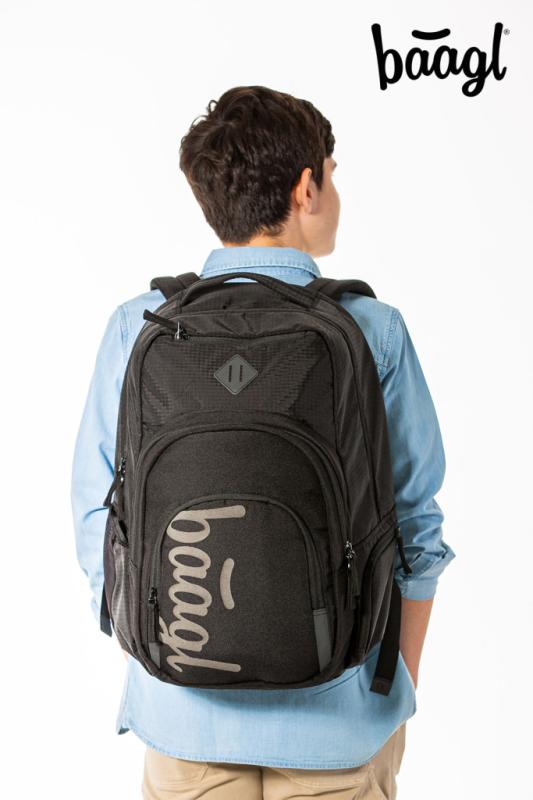 BAAGL SADA 3 Coolmate Black: batoh, peračník, vrecko 9