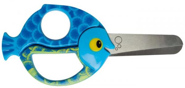 Nožnice, detské, 13 cm, FISKARS, ryba 1