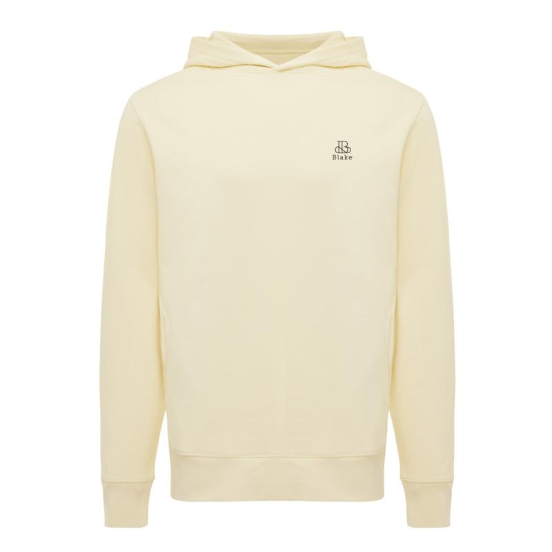 Mikina s bočnými vreckami IQONIQ Yengo z rec. bavlny cream yellow L 3