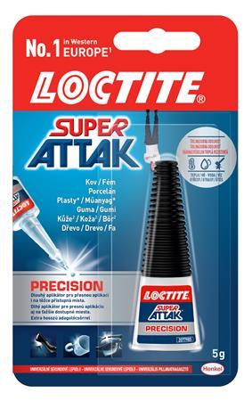 Sekundové lepidlo, 5 g, HENKEL "Loctite Super Attak Precision"