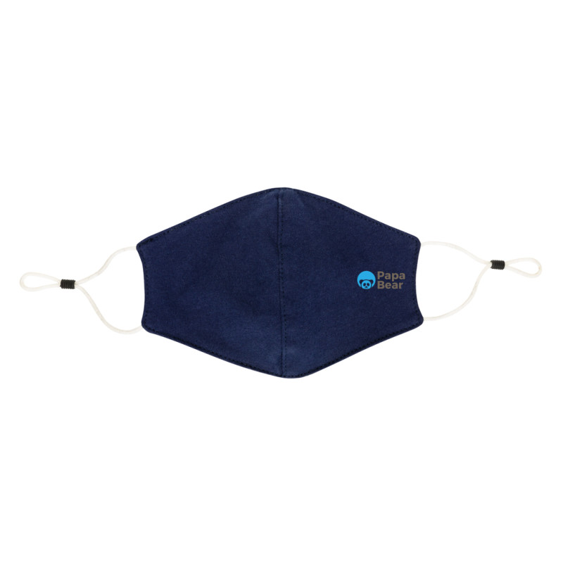 Opakovane použiteľné 2vrstvové bavlnené rúško námornícka modrá 6