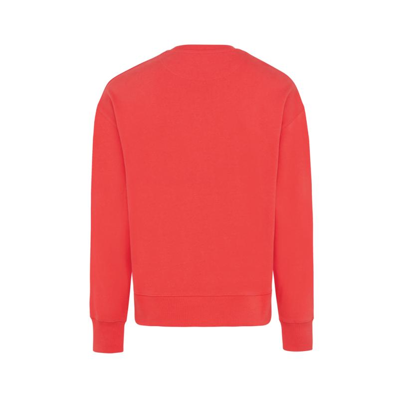 Mikina IQONIQ Kruger relaxed fit z recykl. bavlny luscious red XXXL 2