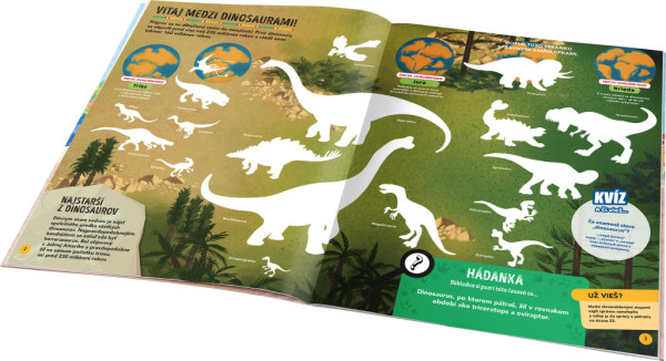 MISIA DINOSAURY – Pátraj a lúšti so samolepkami 1