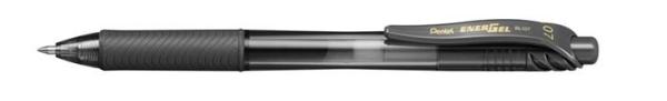 Gélové pero, 0,35 mm, stláčací mechanizmus, PENTEL "EnerGelX BL107", čierna 1
