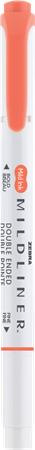 Zvýrazňovač, 1,0/3,5 mm, obojstranný, ZEBRA "Mildliner Warm", cinóberová 1