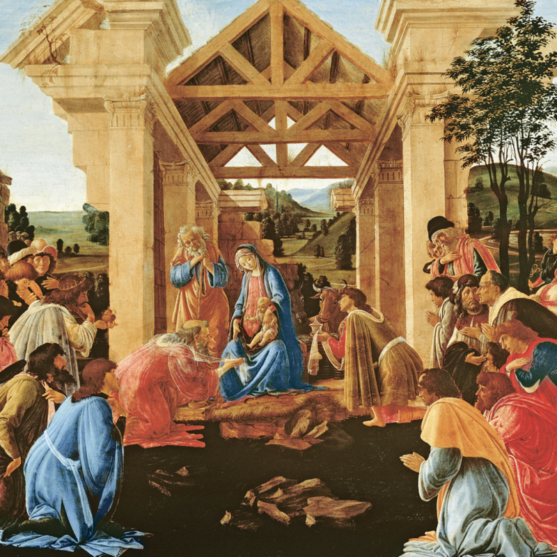 NOTIQUE Grid calendar Sandro Botticelli 2027, 30 x 30 cm 9