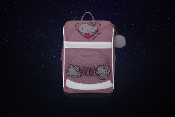 BAAGL SADA 5 Zippy Plus Hello Kitty Sweet Leopard: aktovka, peračník, vrecko, zástera, peň 5